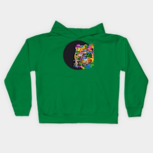 artisticcolorfultiger Kids Hoodie